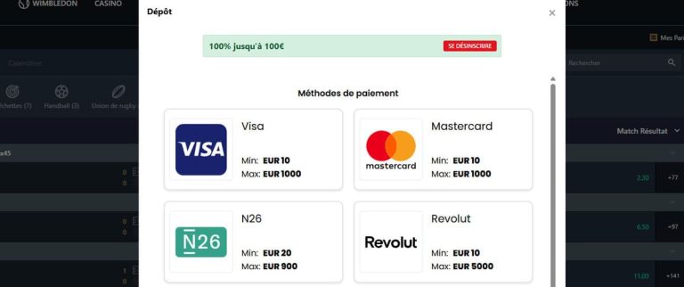 Royalistplay Casino moyens paiement